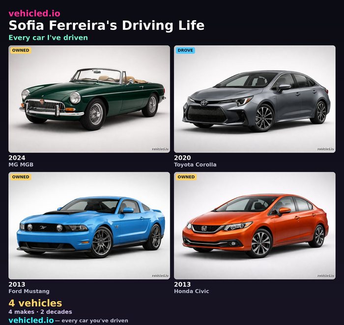Sofia Ferreira's garage poster